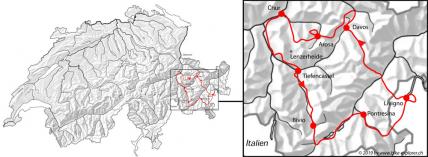 Top of Graubünden I - neu aufgelegt, Karte