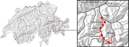 Walserweg, Thusis - Mulegns