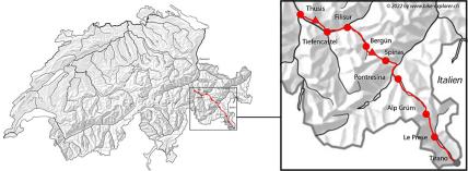 Profil Via Albula/Bernina - lang