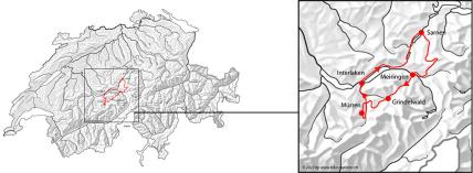 Jungfrau Gravelmap medium