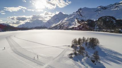Weitlanglaufen Engadin - Langlauf-Erlebnis inkl. Gepäcktransport