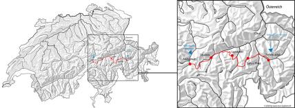 Alpine Bike, Karte GR west