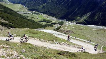 Nationalpark-Tour, im Aufstieg zum Chaschauna