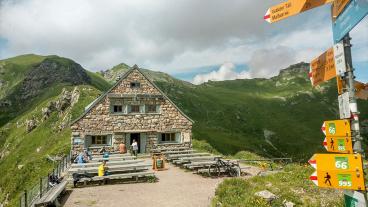 Pfälzerhütte, Wanderferien Liechtenstein Hüttenvariante