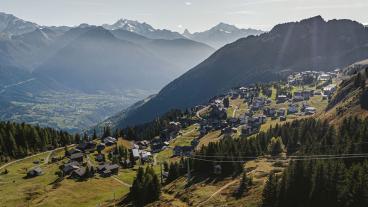 Blick auf die Riederalp © www.aletscharena.ch