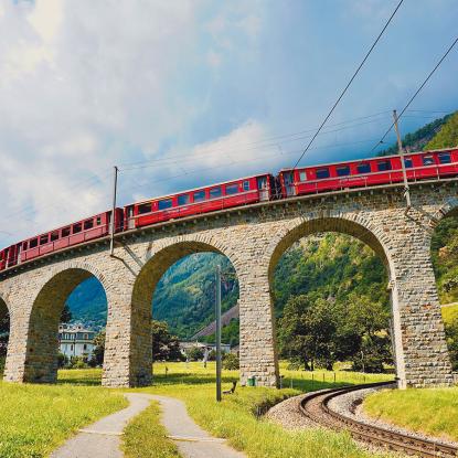 Via Albula/Bernina, Brusio Via Albula/Bernina, Brusio