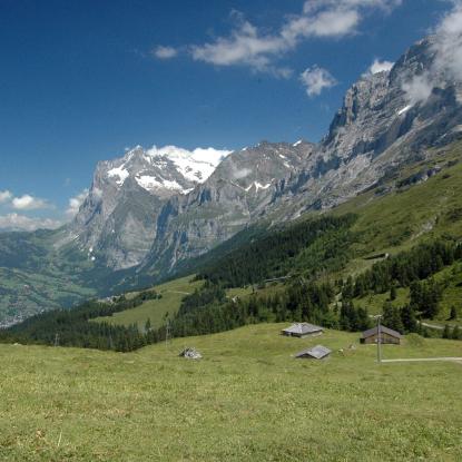 Blick von der kleinen Scheidegg, Gravel Jungfrau