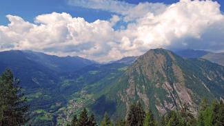 2-Pässe-Fahrt Graubünden, Blick Richtung Lukmanierpass